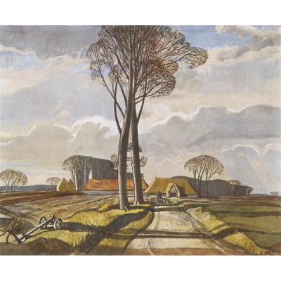 Rowland Hilder-The Farm Road